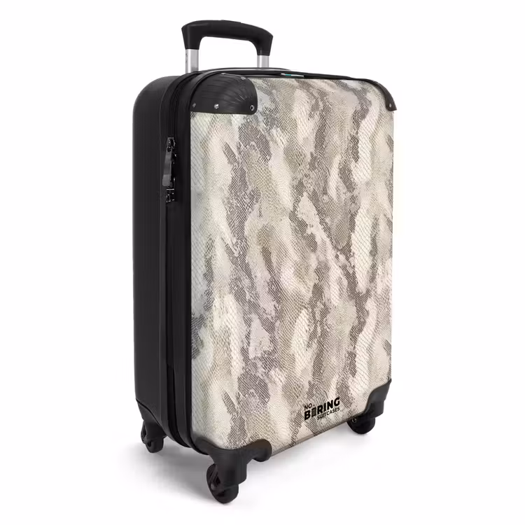Koffer - Slang - Patroon - Taupe — 2