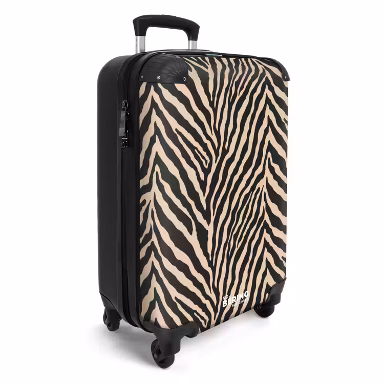 Koffer - Zebra - Klassiek - Zwart — 2
