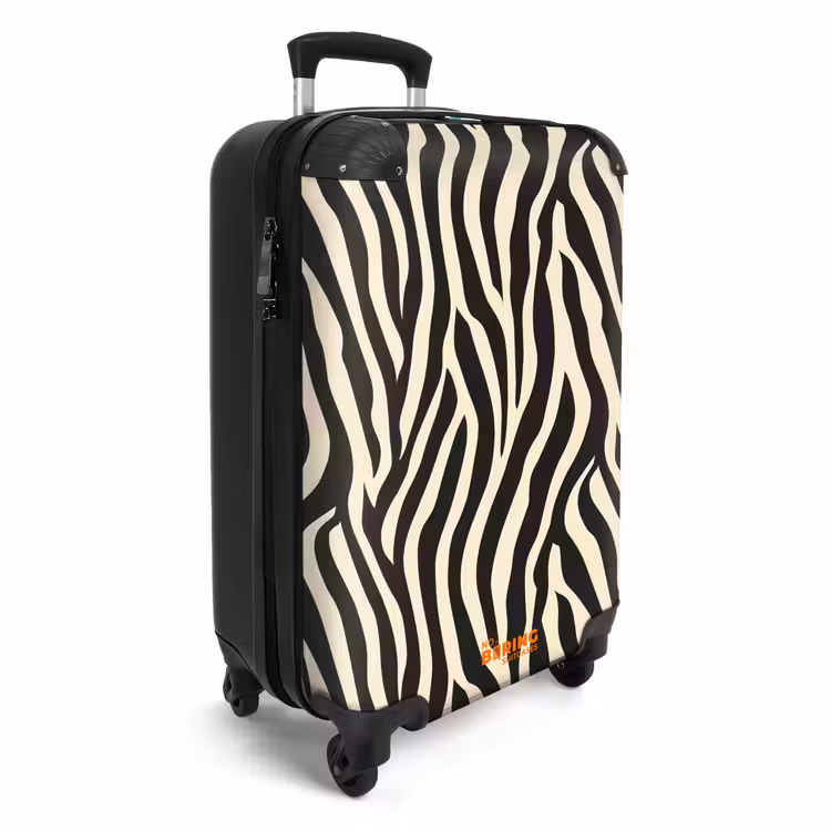 Koffer - Zebra - Print - Klassiek - Zwart — 2