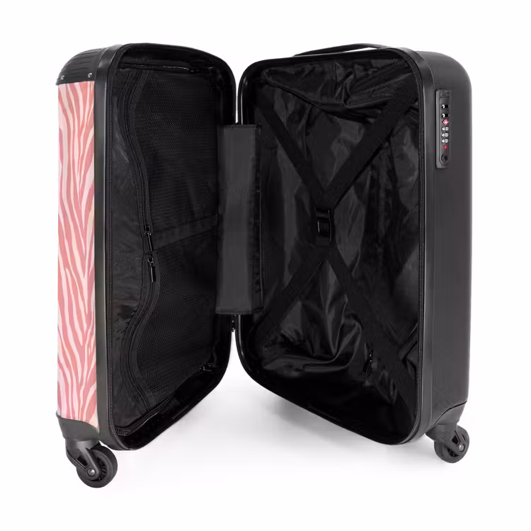 Koffer - Zebra - Print - Roze — 4