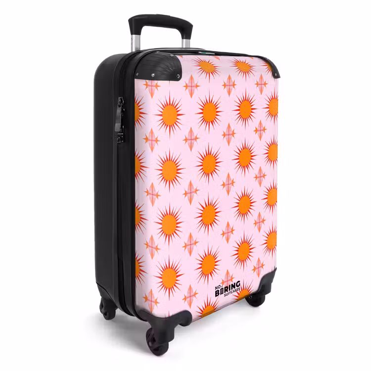 Koffer - Zon - Patroon - Roze — 2