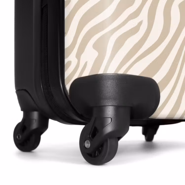 Koffer - Zebra - Patroon - Beige — 6