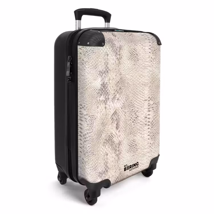Koffer - Slang - Patroon - Beige — 2