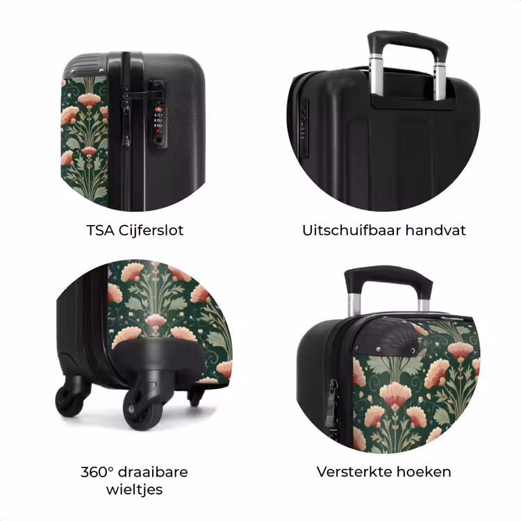 Koffer - Patroon - Botanisch - Kleurrijk — 7