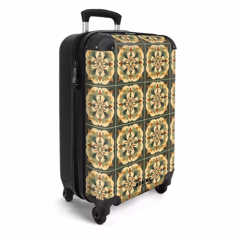 Koffer - Ornament - Patroon - Groen — 2