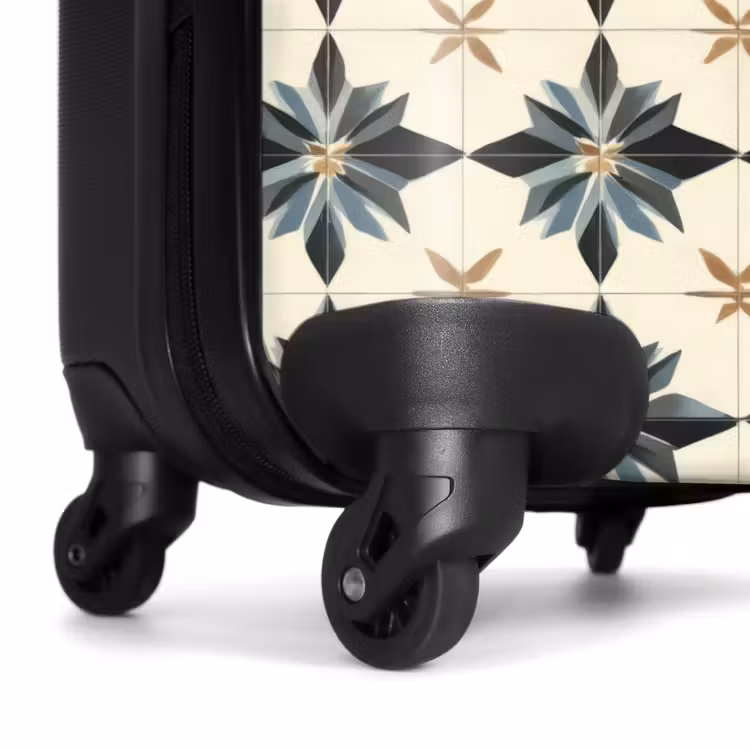 Koffer - Sierlijk - Ornament - Blauw — 6