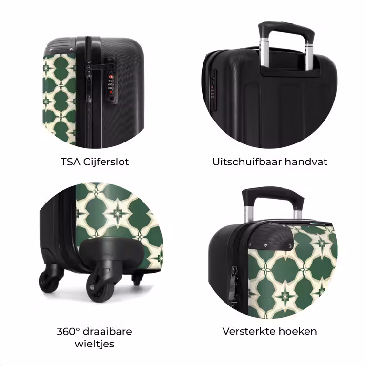 Koffer - Tegel - Klassiek - Groen — 7