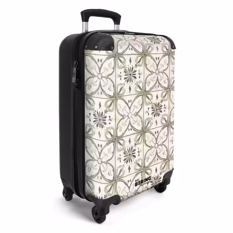 Koffer - Antiek - Tegel - Beige — 2