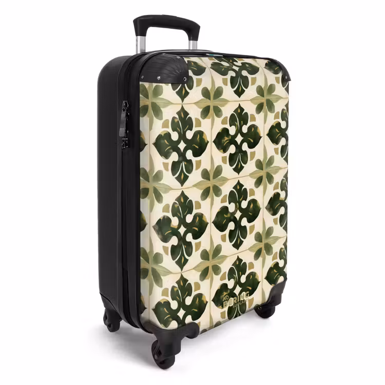 Koffer - Patroon - Tegel - Groen — 2