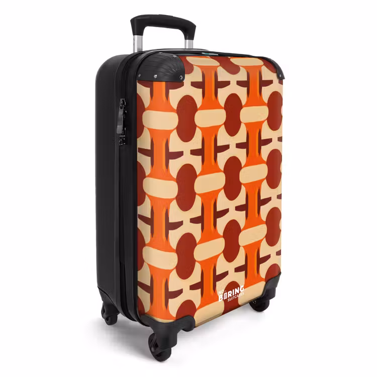 Koffer - Geometrisch - Retro - Oranje — 2