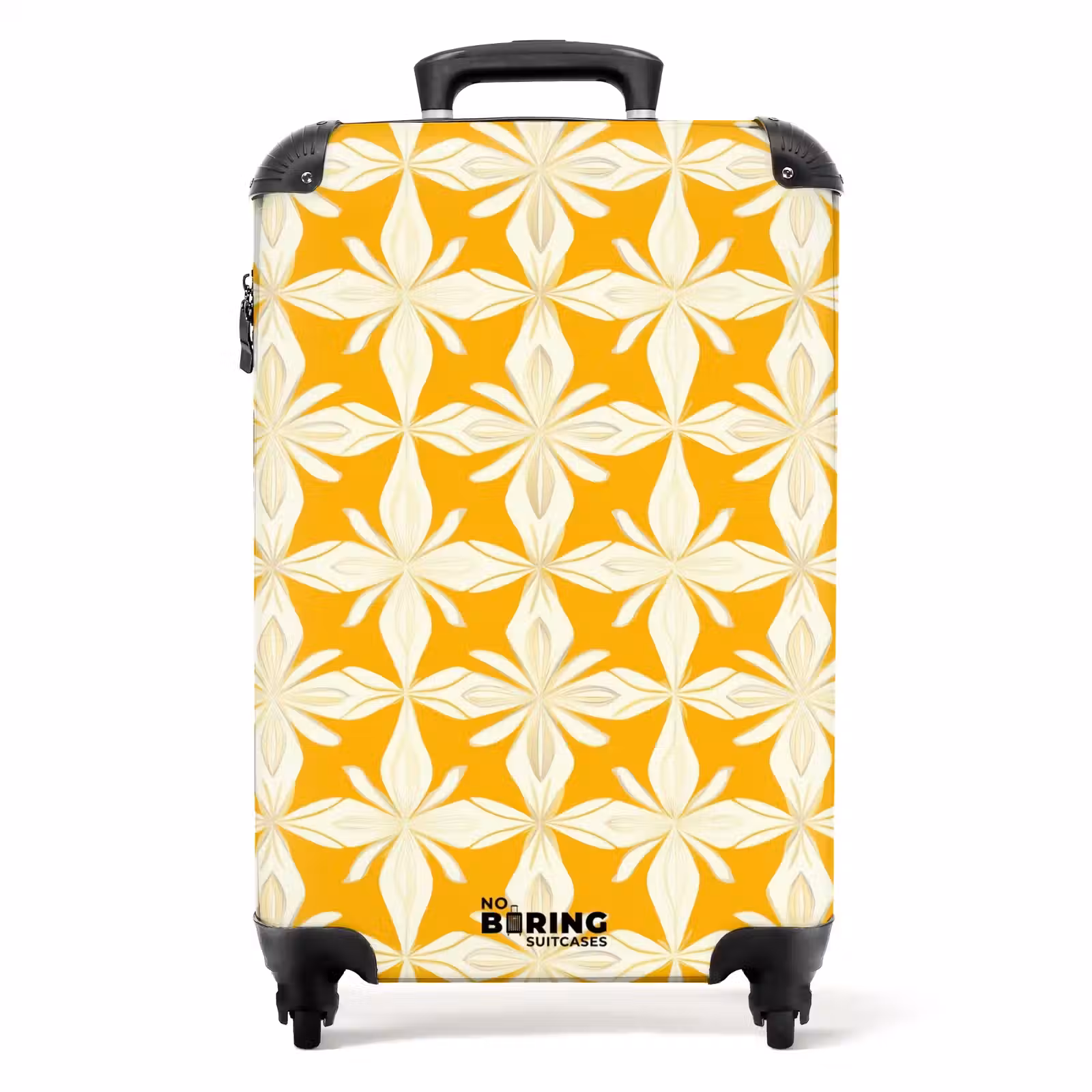 Koffer - Patroon - Retro - Geel — 1