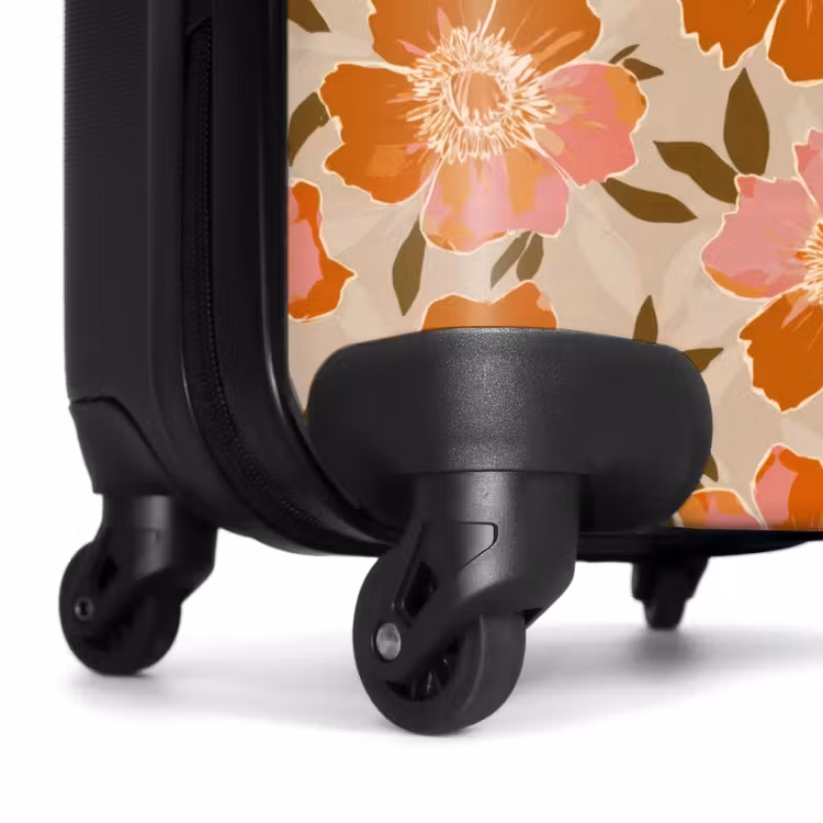Koffer - Bloemen - Motief - Retro — 6