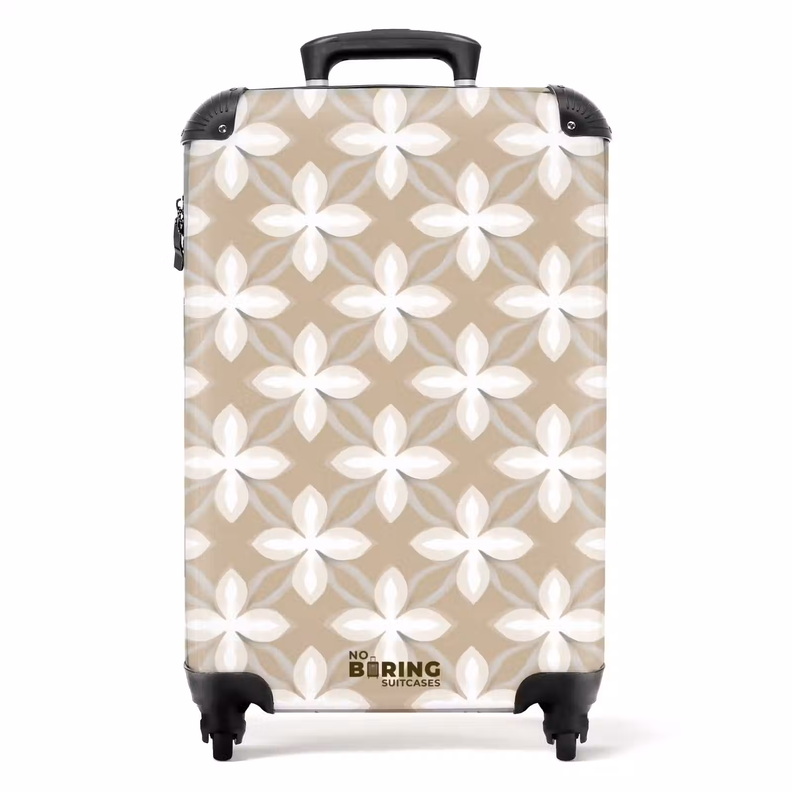 Koffer - Patroon - Symmetrisch - Beige — 1