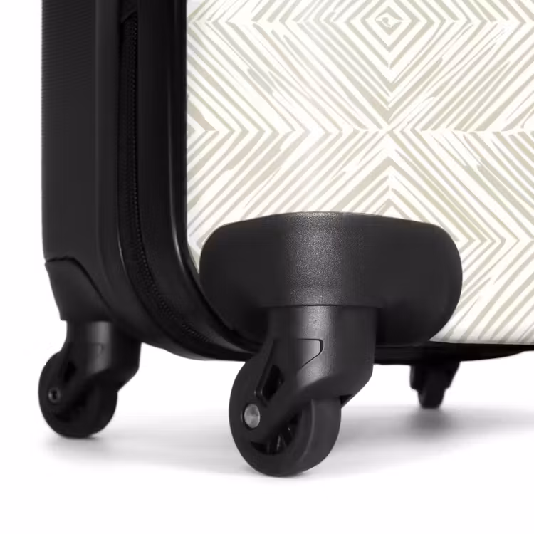 Koffer - Abstract - Ruiten - Beige — 6