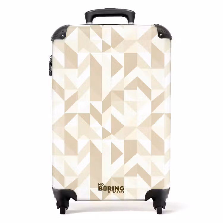 Koffer - Modern - Abstract - Beige — 1