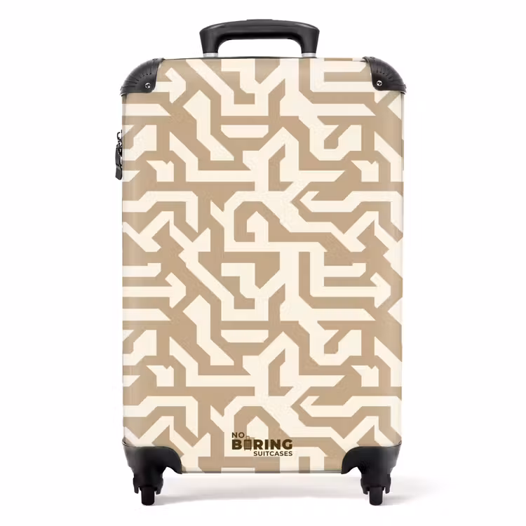 Koffer - Modern - Abstract - Beige — 1