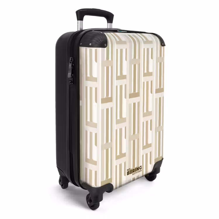 Koffer - Modern - Geometrisch - Beige — 2