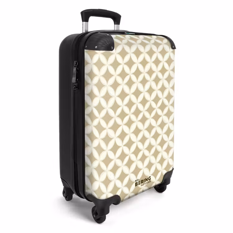 Koffer - Symmetrisch - Motief - Beige — 2