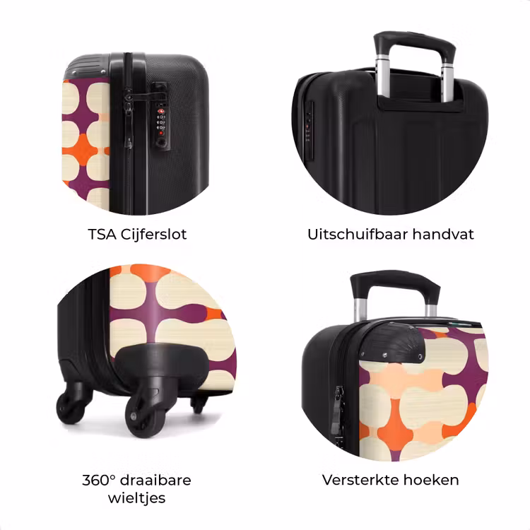 Koffer - Modern - Patroon - Kleurrijk — 7