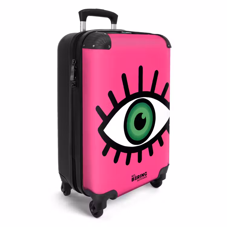Koffer - Minimalistisch - Oog - Roze — 2