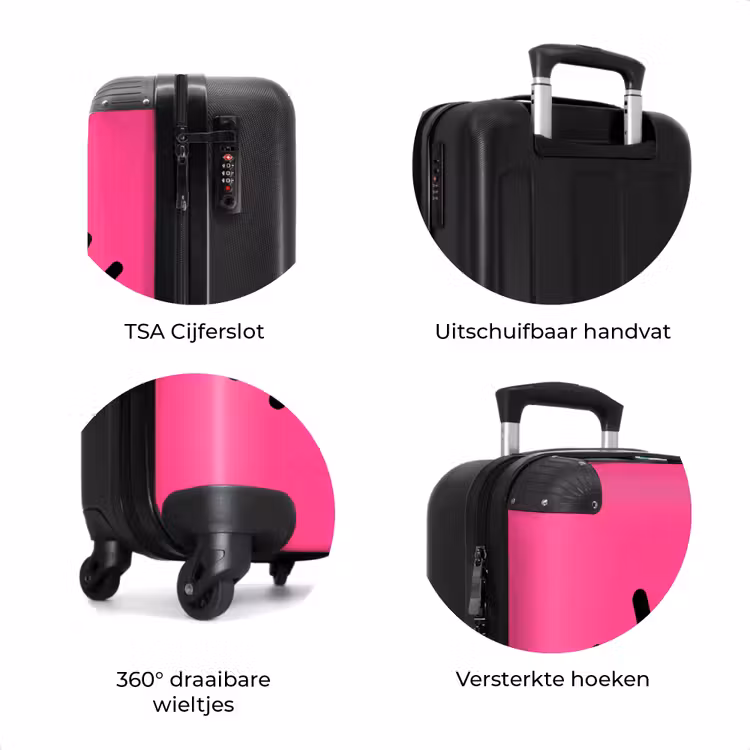 Koffer - Minimalistisch - Oog - Roze — 7