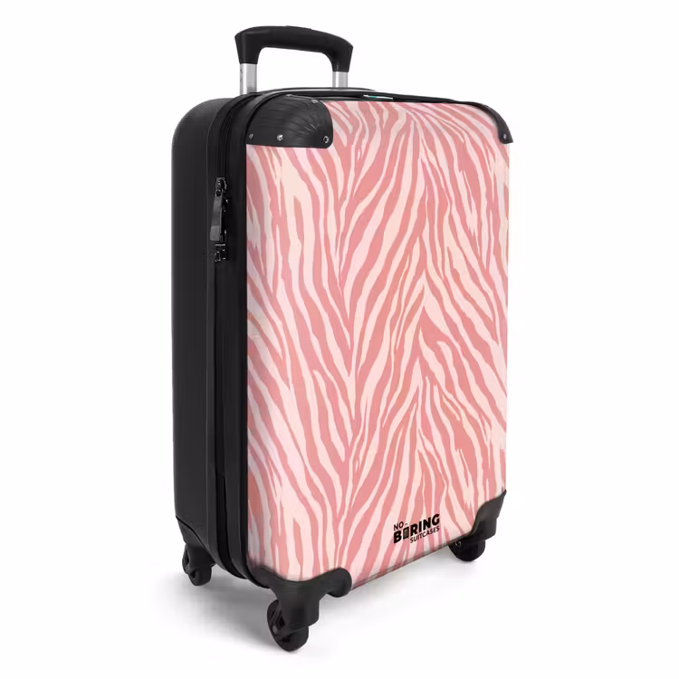 Koffer - Zebra - Print - Roze — 2