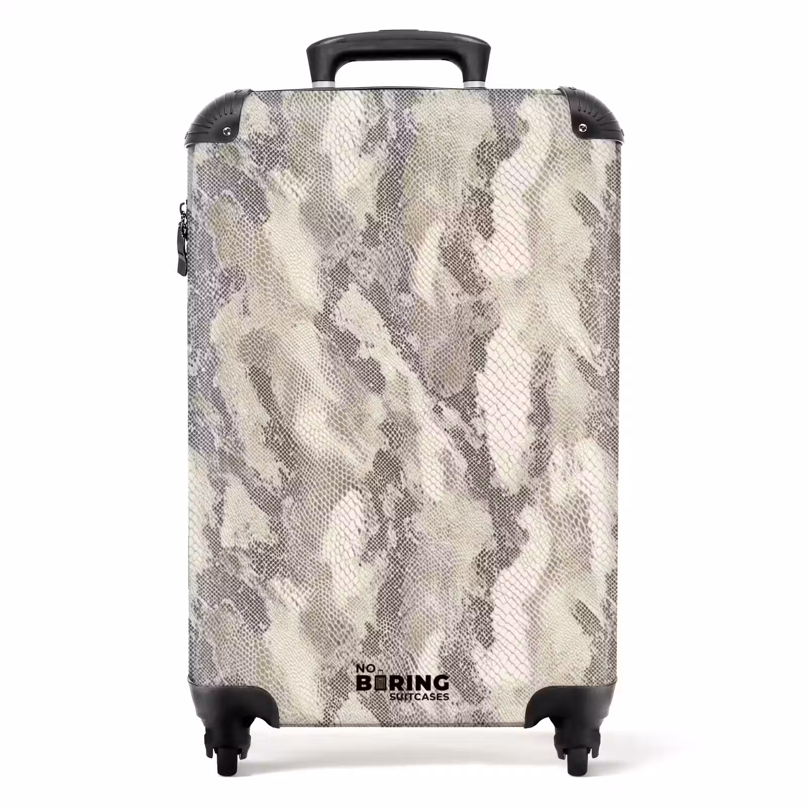 Koffer - Slang - Patroon - Taupe — 1