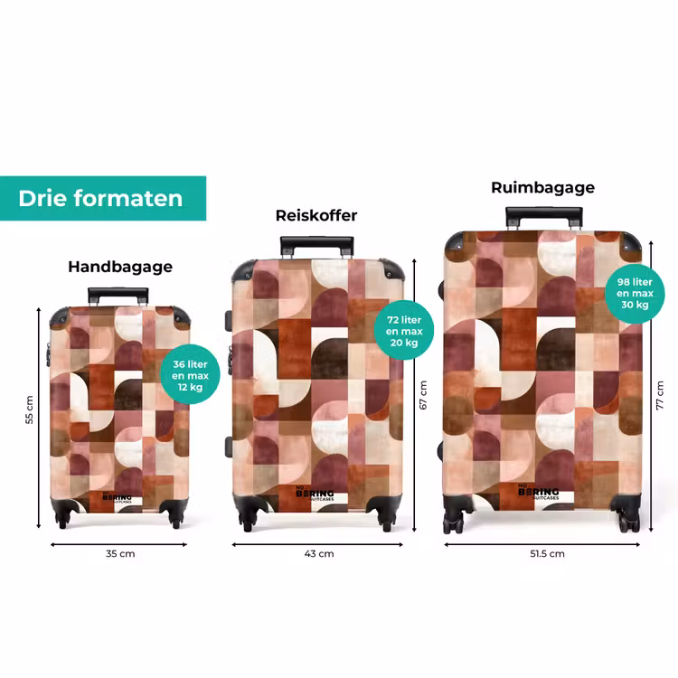 Koffer - Geometrie - Modern - Retro — 8