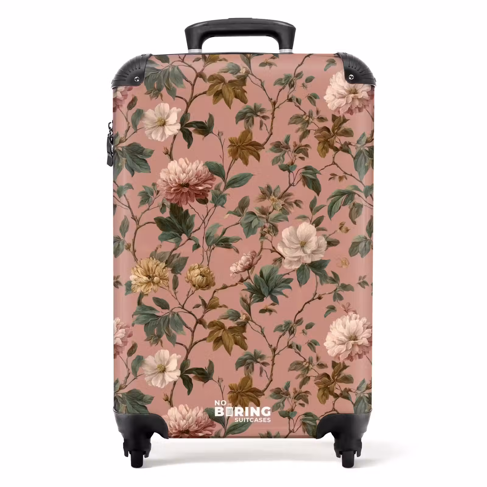 Koffer - Bloemen - Klassiek - Roze — 1