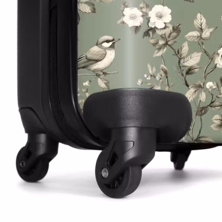 Koffer - Botanisch - Vogels - Groen — 6
