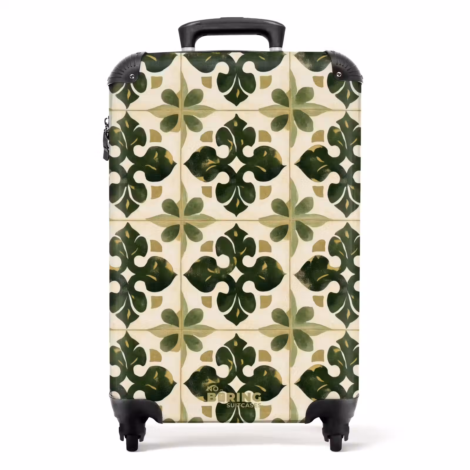 Koffer - Patroon - Tegel - Groen — 1