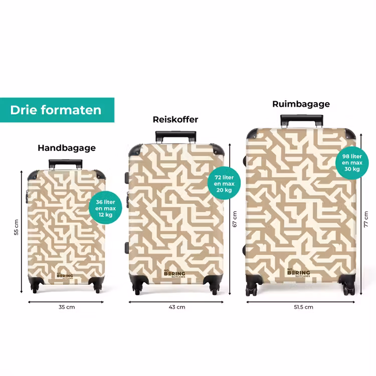 Koffer - Modern - Abstract - Beige — 8