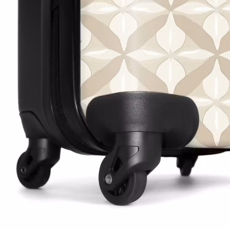 Koffer - Patroon - Klassiek - Beige — 6