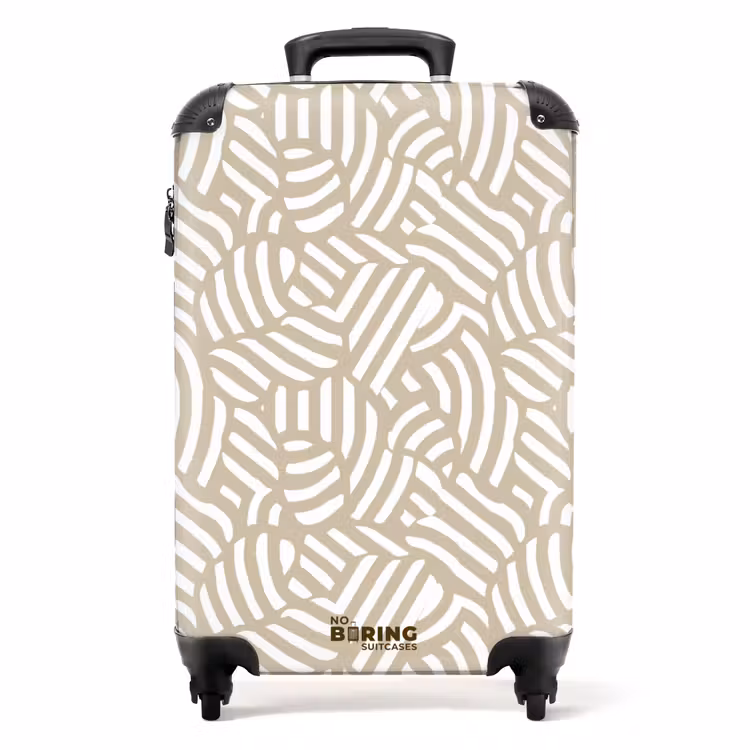 Koffer - Abstract - Modern - Beige — 1