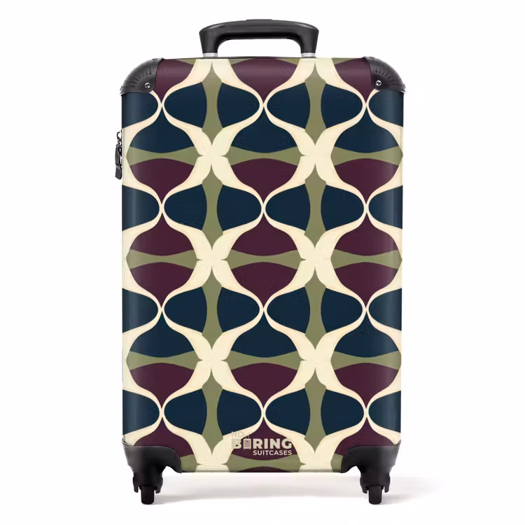 Koffer - Abstract - Retro - Kleurrijk — 1