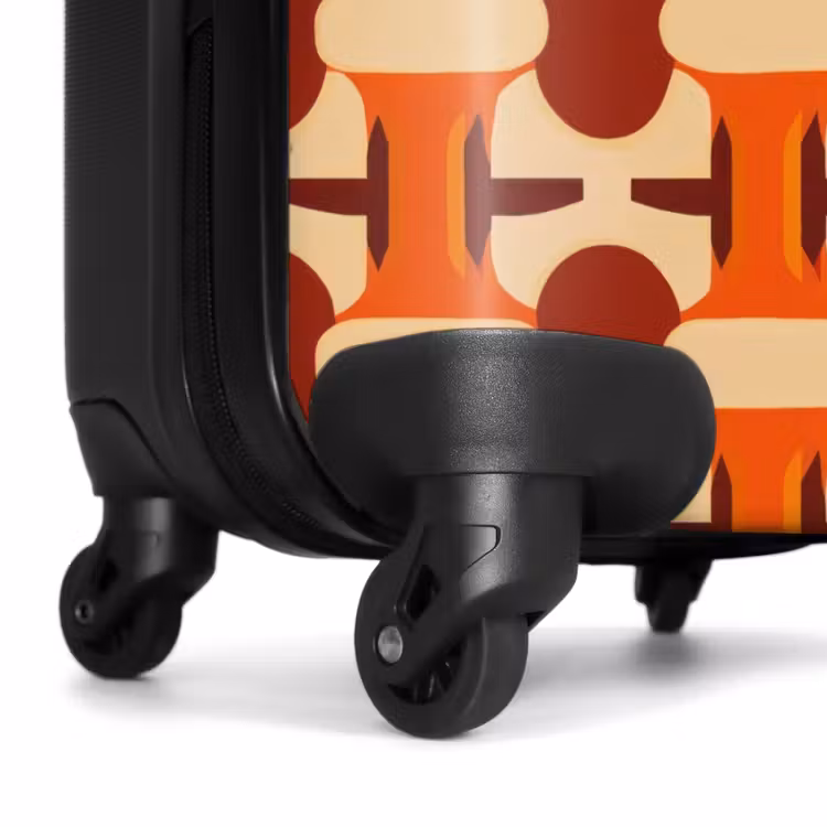 Koffer - Geometrisch - Retro - Oranje — 6