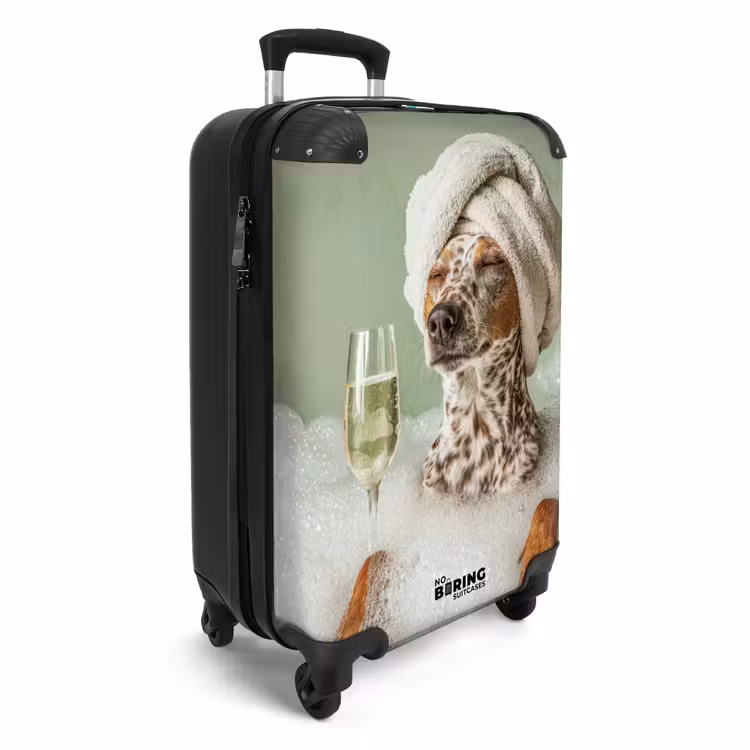 Koffer - Hond - Bad - Champagne - Handdoek — 2