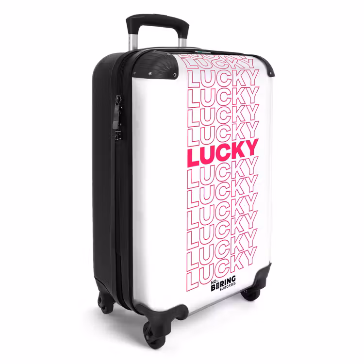 Koffer - Lucky - Roze - Patroon — 2