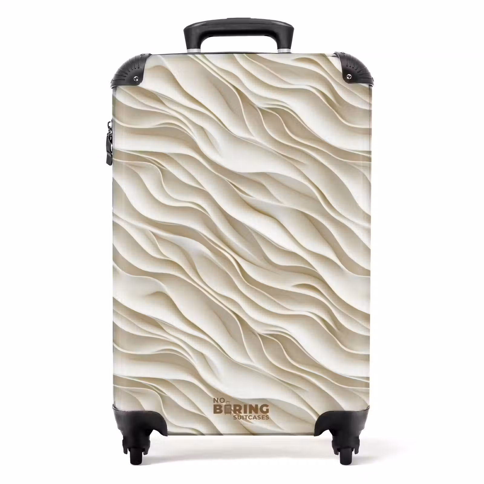 Koffer - Golven - Wit - Minimalistisch — 1