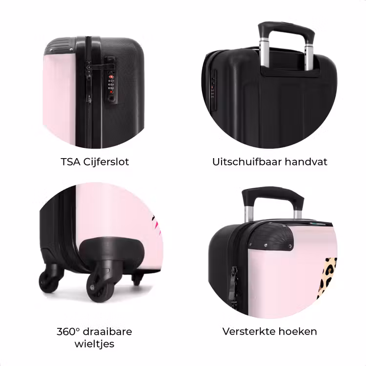 Koffer - Stippen - Roze - Bliksem — 7