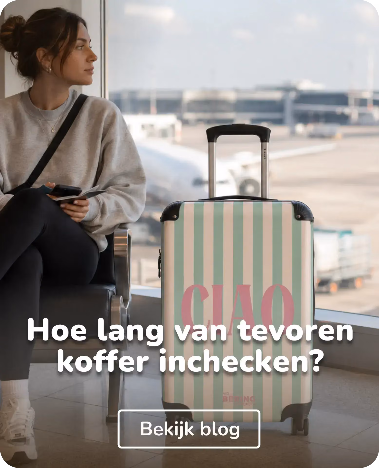 hoe lang van tevoren koffer inchecken
