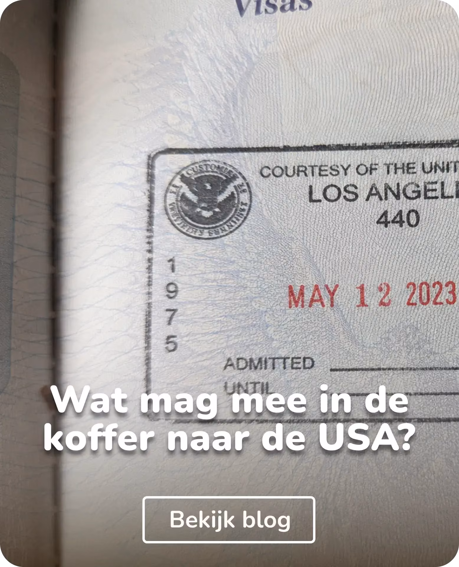 wat mag mee in de koffer naar de usa