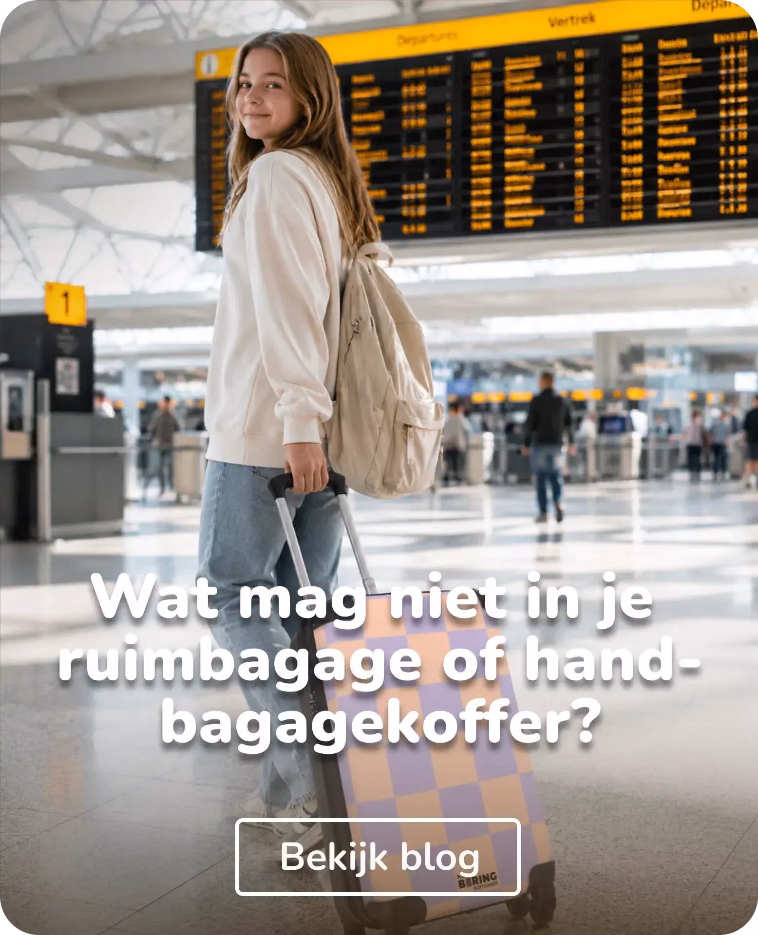 wat mag niet in je ruim- of handbagage koffer?
