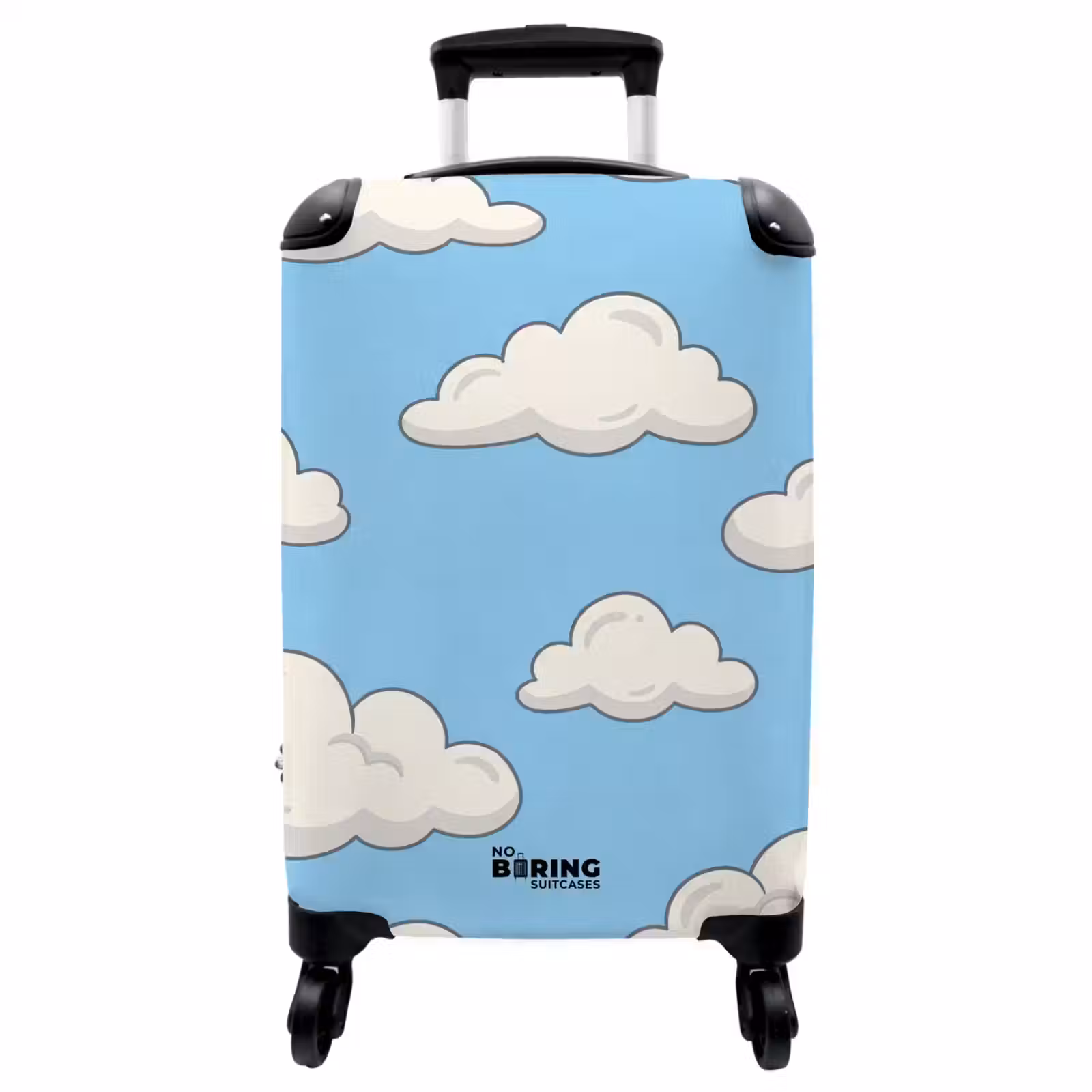 Koffer - Wolk - Cartoon - Lucht - Blauw - Wit — 1