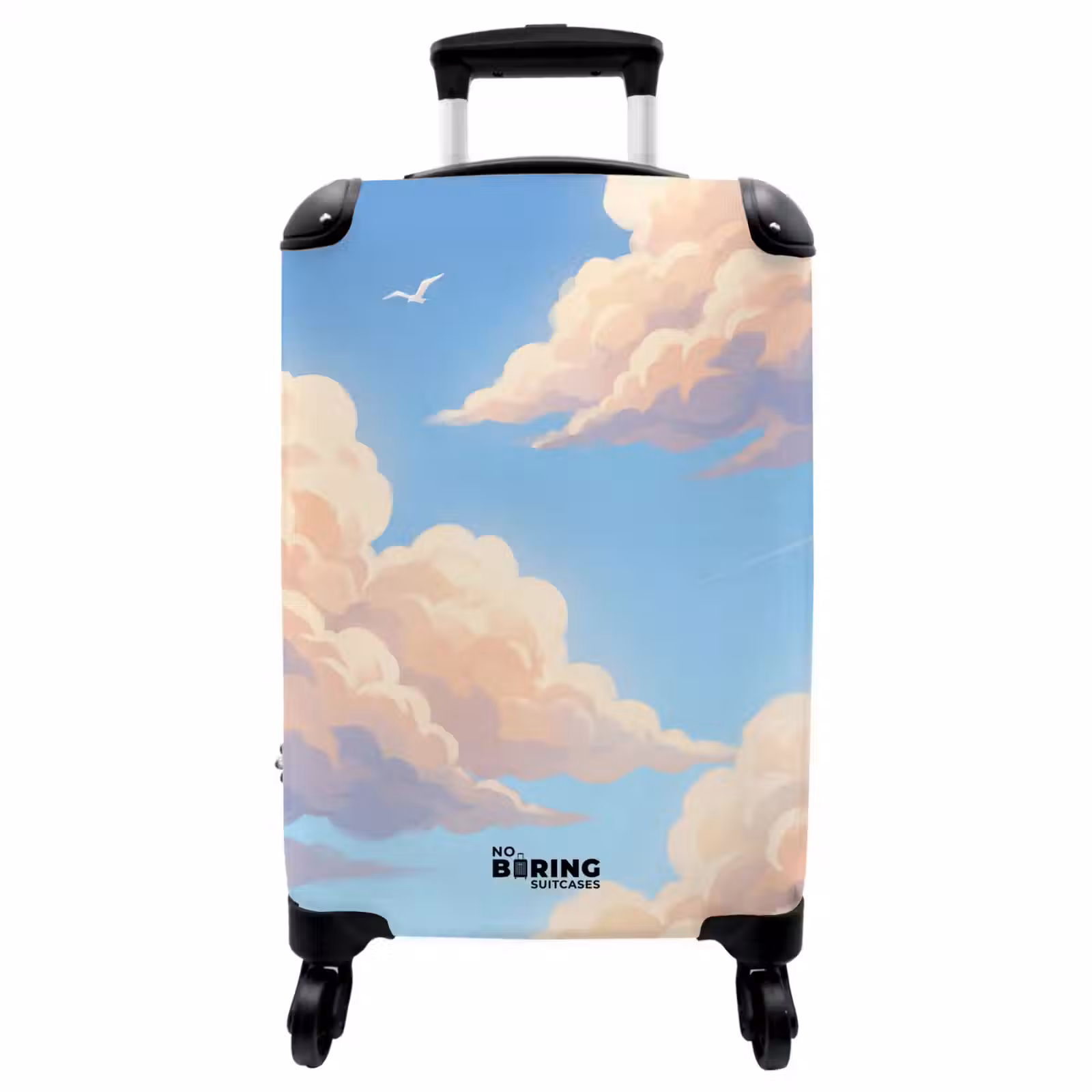 Koffer - Wolken - Lucht - Natuur - Pastel - Roze — 1