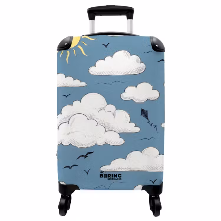 Koffer - Lucht - Zon - Wolken - Natuur - Blauw — 1