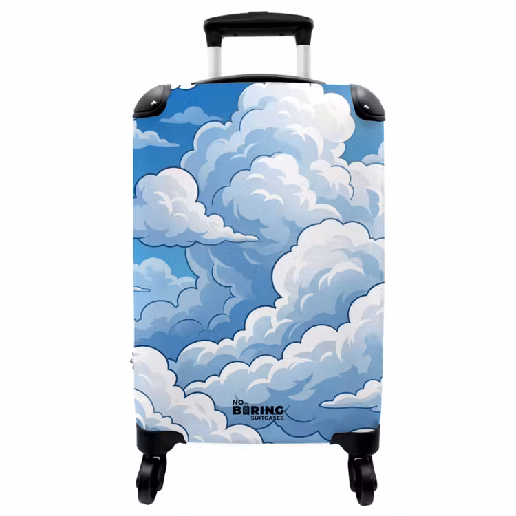 Koffer - Wolken - Hemel - Abstract - Wit — 1