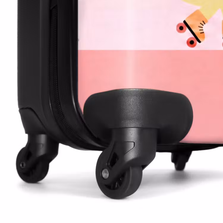 Koffer - Dieren - Skaten - Illustratie - Speels - Roze — 7