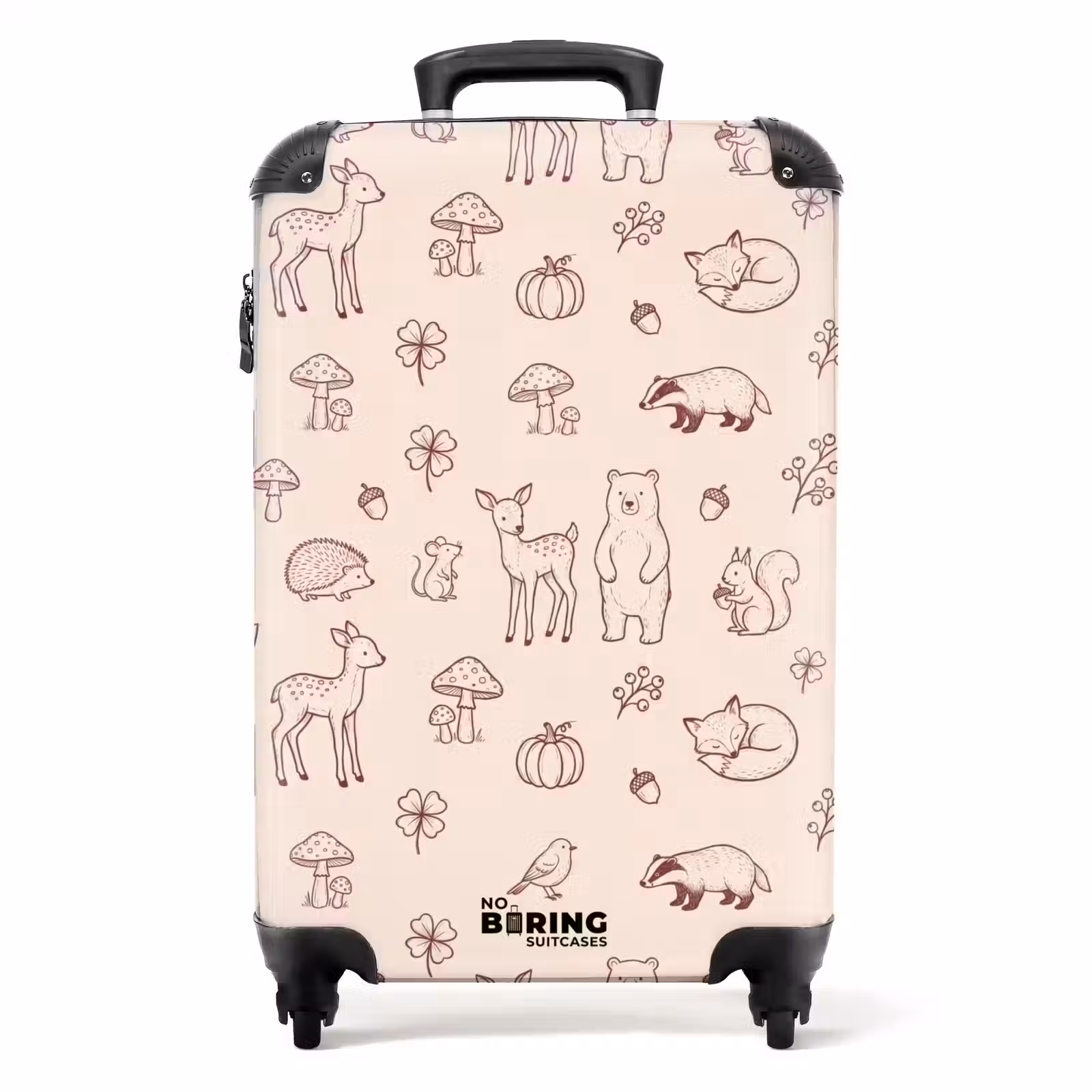Koffer - Dieren - Bos - Natuur - Schets - Patroon — 1
