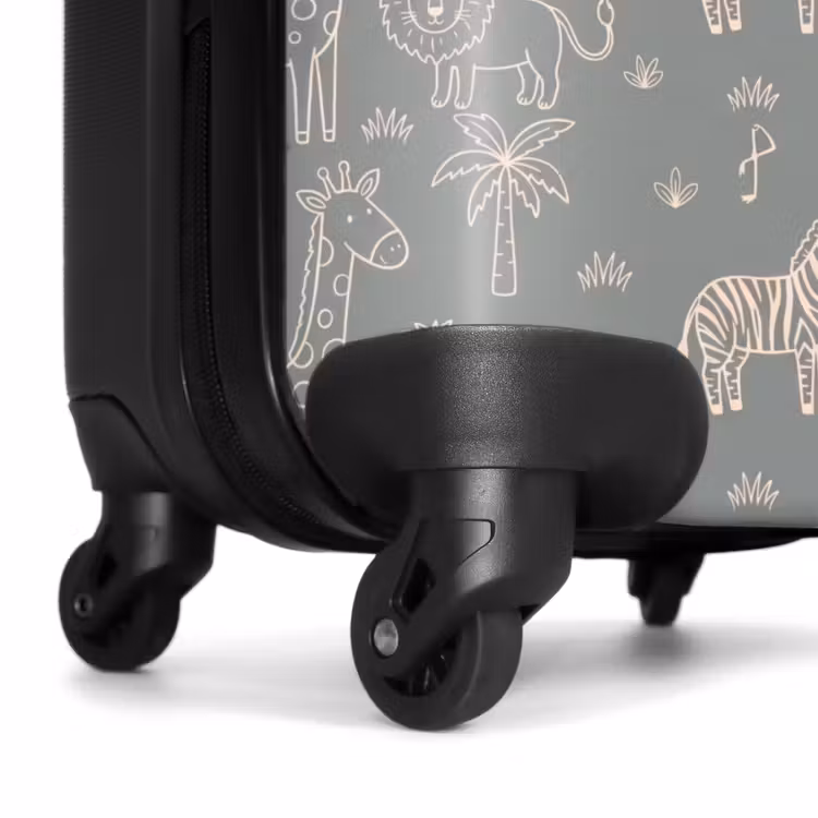 Koffer - Dieren - Safari - Patroon - Illustratie - Groen — 7